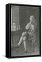 Sir Isaac Newton Sits Dreaming-null-Framed Stretched Canvas