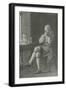 Sir Isaac Newton Sits Dreaming-null-Framed Giclee Print
