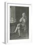 Sir Isaac Newton Sits Dreaming-null-Framed Giclee Print