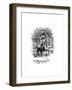 Sir Isaac Newton under the Apple Tree-null-Framed Giclee Print