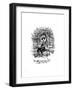 Sir Isaac Newton under the Apple Tree-null-Framed Giclee Print