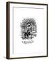 Sir Isaac Newton under the Apple Tree-null-Framed Giclee Print