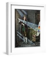 Sir Isaac Newton-null-Framed Premium Giclee Print