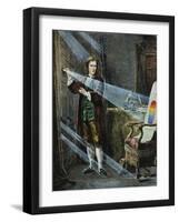 Sir Isaac Newton-null-Framed Giclee Print