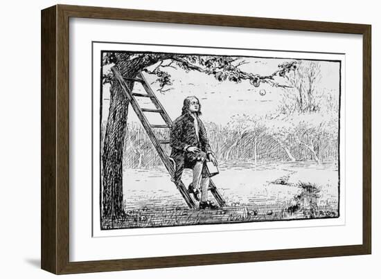 Sir Isaac Newton-null-Framed Art Print