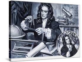 Sir Isaac Newton-Paul Rainer-Stretched Canvas