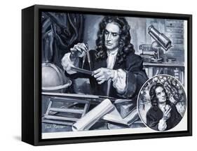 Sir Isaac Newton-Paul Rainer-Framed Stretched Canvas