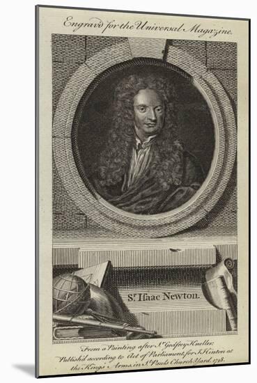 Sir Isaac Newton-Godfrey Kneller-Mounted Giclee Print