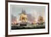 Sir J. T. Duckworth's Action off St. Domingo, February 6th 1806-Thomas Whitcombe-Framed Giclee Print