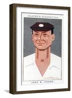 Sir Jack Hobbs, British Cricketer, 1926-Alick PF Ritchie-Framed Giclee Print
