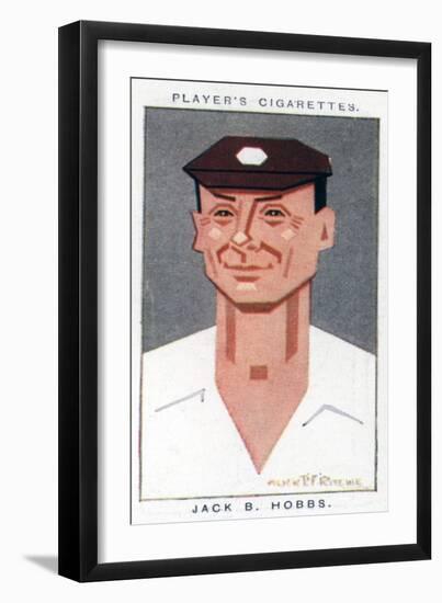 Sir Jack Hobbs, British Cricketer, 1926-Alick PF Ritchie-Framed Giclee Print