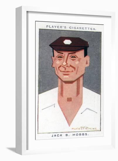 Sir Jack Hobbs, British Cricketer, 1926-Alick PF Ritchie-Framed Giclee Print