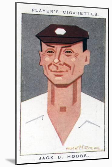 Sir Jack Hobbs, British Cricketer, 1926-Alick PF Ritchie-Mounted Giclee Print