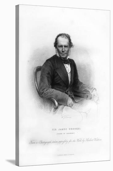 Sir James Brooke, Rajah of Sarawak, 19th Century-WJ Edwards-Stretched Canvas