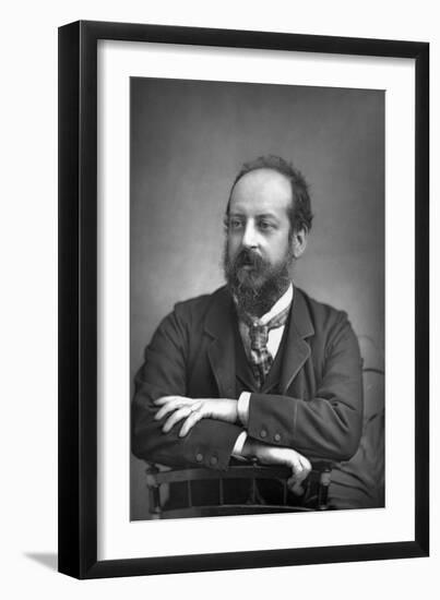 Sir James Dromgole Linton (1840-191), English Painter, 1890-W&d Downey-Framed Photographic Print