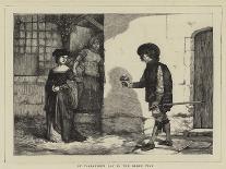 The Beefeater and the Drummer, a Sketch in the Tower-Sir James Dromgole Linton-Mounted Giclee Print