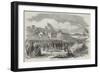 Sir James Graham Commencing the Silloth Railway-null-Framed Giclee Print