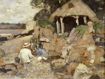 Old Willie - the Village Worthy, 1886-Sir James Guthrie-Stretched Canvas