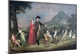 Sir James Hunter Blair, 1st Bart., with His Wife and Nine of their Fourteen Children, 1785-David Allan-Mounted Giclee Print