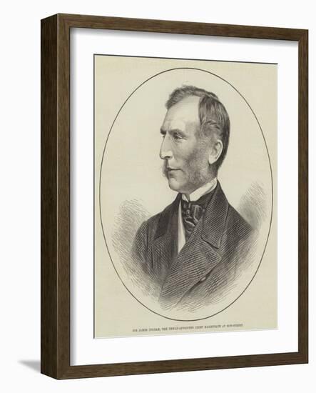 Sir James Ingham, the Newly-Appointed Chief Magistrate at Bow-Street-null-Framed Giclee Print