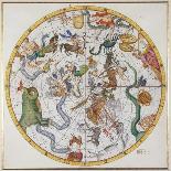 Constellation of Ophiucus and Serpens, Plate 22 from "Atlas Coelestis"-Sir James Thornhill-Giclee Print