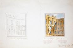 Design for the Inner Court, Chatsworth-Sir Jeffry Wyatville-Framed Giclee Print