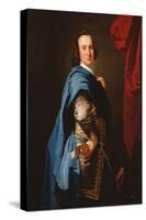 Sir John Abdy, Bt.-Thomas Hudson-Stretched Canvas