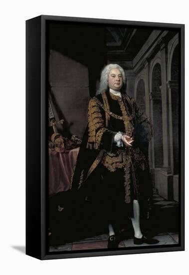 Sir John Barnard, Lord Mayor 1737, 1738-Joseph Highmore-Framed Stretched Canvas