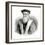 Sir John Cheke 1514-1557-null-Framed Art Print