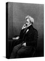 Sir John F.W. Herschel, from 'The Drawing-Room Portrait Gallery of Eminent Personages', 1861-John Jabez Edwin Paisley Mayall-Stretched Canvas