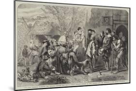Sir John Falstaff Examining the Recruits Provided for Him by Justice Shallow-Sir John Gilbert-Mounted Giclee Print