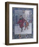 Sir John Falstaff from 'Henry IV' by William Shakespeare-Christian August Printz-Framed Giclee Print