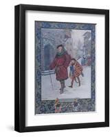 Sir John Falstaff from 'Henry IV' by William Shakespeare-Christian August Printz-Framed Giclee Print