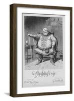 Sir John Falstaff Knight-George Cruikshank-Framed Giclee Print