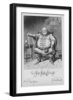 Sir John Falstaff Knight-George Cruikshank-Framed Giclee Print