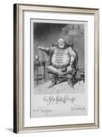 Sir John Falstaff Knight-George Cruikshank-Framed Giclee Print