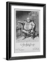 Sir John Falstaff Knight-George Cruikshank-Framed Giclee Print