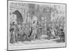 Sir John Falstaff Receiving a Most Unexpected Rebuke from King Henry the Fifth-George Cruikshank-Mounted Giclee Print