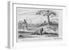 Sir John Falstaff's Grand Manoeuvre at the Battle of Shrewsbury!-George Cruikshank-Framed Giclee Print
