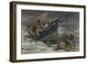 Sir John Franklin Dying by His Boat during the North-West Passage Expedition of HMS 'Erebus' and 'T-W Thomas Smith-Framed Giclee Print