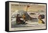 Sir John Franklin's Expedition in Search of the Northwest Passage, 1847-null-Framed Stretched Canvas