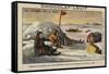 Sir John Franklin's Expedition in Search of the Northwest Passage, 1847-null-Framed Stretched Canvas