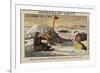 Sir John Franklin's Expedition in Search of the Northwest Passage, 1847-null-Framed Giclee Print