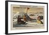 Sir John Franklin's Expedition in Search of the Northwest Passage, 1847-null-Framed Giclee Print