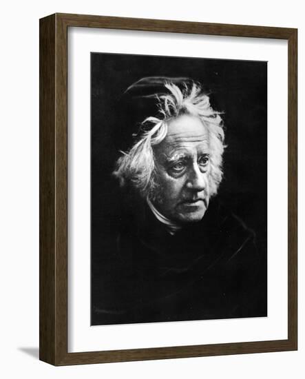 Sir John Frederick William Herschel, 1867-Julia Margaret Cameron-Framed Photographic Print