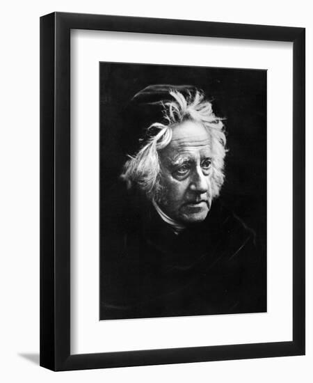 Sir John Frederick William Herschel, 1867-Julia Margaret Cameron-Framed Premium Photographic Print