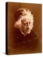 Sir John Frederick William Herschel-Julia Margaret Cameron-Stretched Canvas