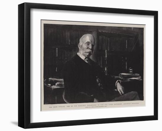 Sir John Furley, One of the Earliest Organisers of the Red Cross Movement, Recently Knighted-Sydney Prior Hall-Framed Giclee Print