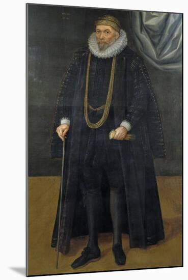 Sir John Garrard, Lord Mayor in 1601, 1618-Daniel Mytens-Mounted Giclee Print