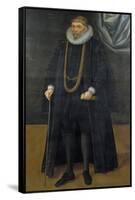 Sir John Garrard, Lord Mayor in 1601, 1618-Daniel Mytens-Framed Stretched Canvas